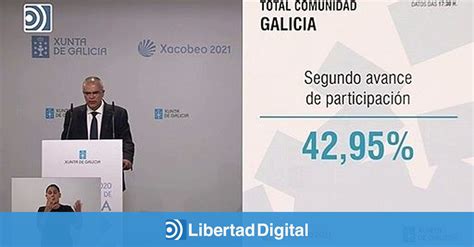 Galicia registra un 42 95 de participación hasta las 17 00 horas