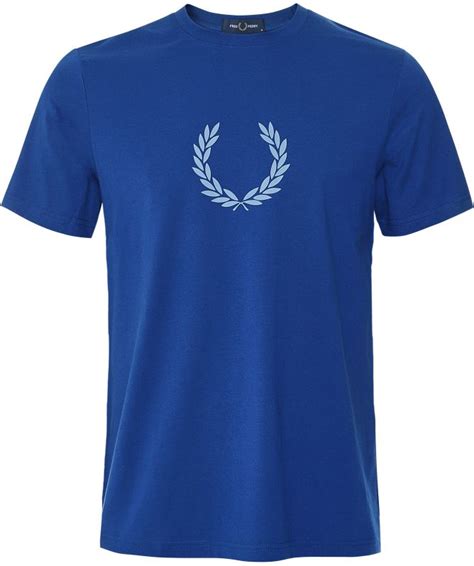 Fred Perry Blue Laurel Wreath T Shirt Jules B