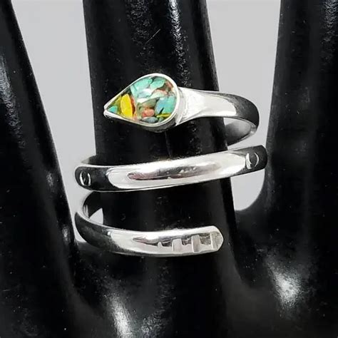 Snake Rings with Stone Inlay | Costello International