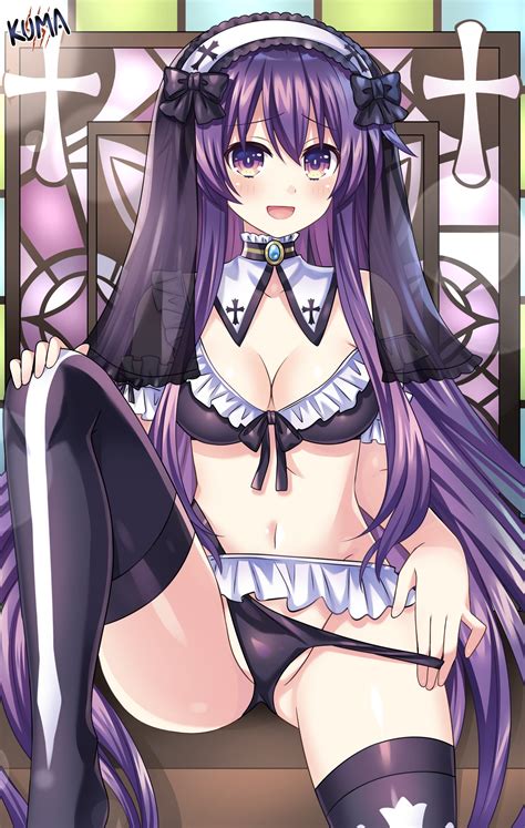 Lewdkuma Yatogami Tohka Date A Live Absurdres Highres 1girl Alternate Costume Bikini