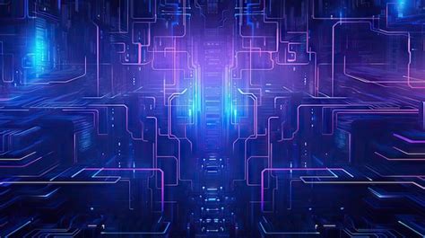 Premium Photo | Cyberpunk Style Pattern Wallpaper Background