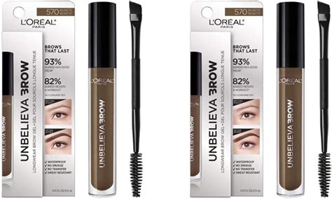 Amazon L Oreal Paris Unbelieva Brow Tinted Waterproof Brow Gel Brunette Pack Of 2