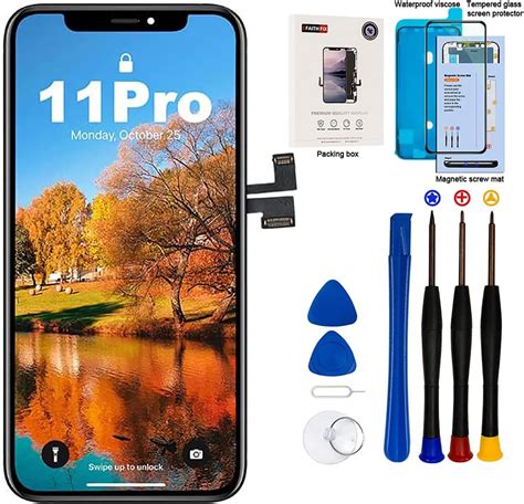 Efaith Für Iphone 11 Pro Display 5 8 Ersatzbildschirm 3d Touchscreen