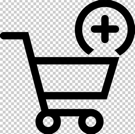 Computer Icons Shopping Cart PNG Clipart Angle Area Black And White