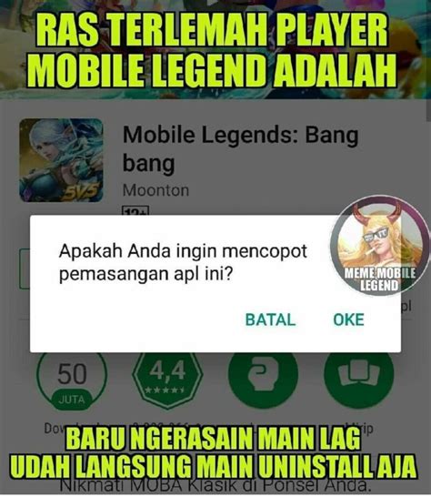 20 Meme Lucu Mobile Legends Ml Bikin Ngakak Gamedaim