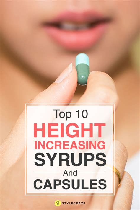 Top Height Increasing Syrups And Capsules Health And Fitness