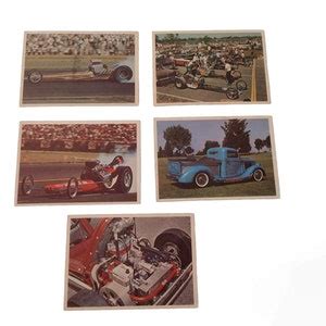 Vintage Hot Rod Magazine Collector S Trading Cards Set Of Etsy
