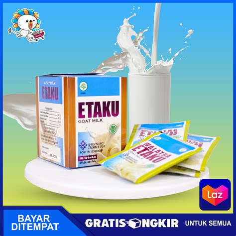 Susu Kambing Etaku 100 Original Mengobati Patah Tulang Diabetes Obat