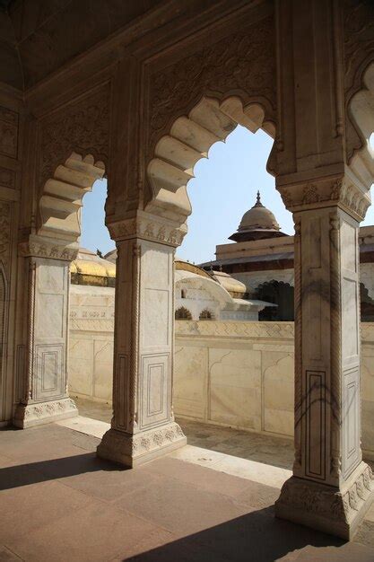 Premium Photo | Inside of agra fort