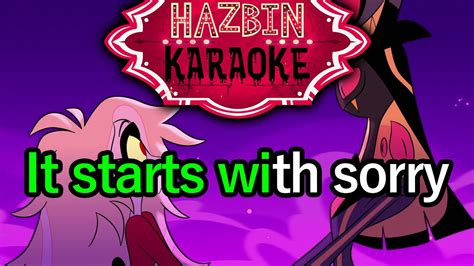 It Starts With Sorry - Hazbin Hotel Karaoke Chords - Chordify