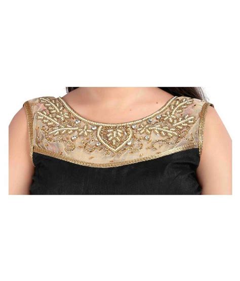 Shreeji Designer Black Round Shape Back Blouse Buy Shreeji Designer