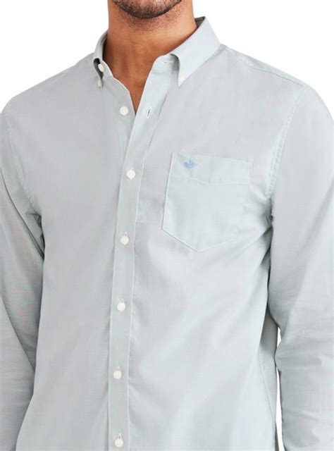 Ripley CAMISA MANGA LARGA ALGODÓN HOMBRE DOCKERS GRIS SIGNATURE