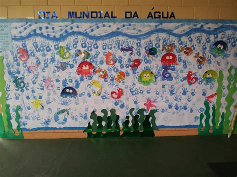 Ideias De Mural Para Dia Mundial Da Gua S Escola