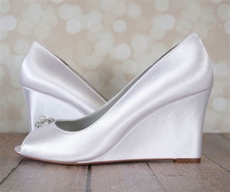 Yellow Wedge Wedding Shoes