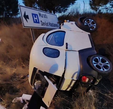 Tekirdağ da trafik kazası 4 yaralı