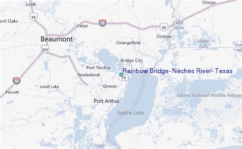 Rainbow Bridge, Neches River, Texas Tide Station Location Guide