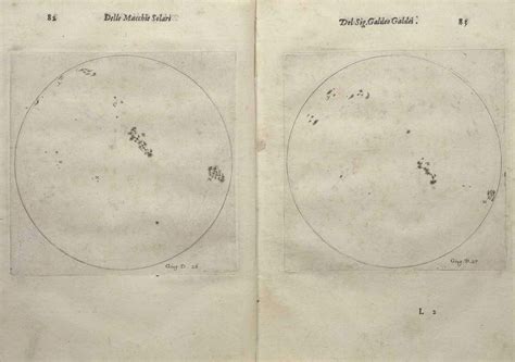 Galileo Galilei - sunspots | Sunspots, Illustration, Drawings