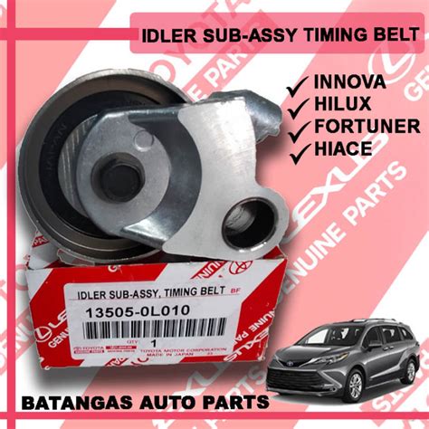 Genuine Toyota Idler Sub Assy Tensioner Bearing Fortuner Hiace