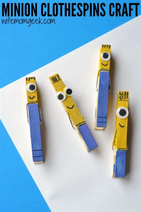 18 Easy Crafts With Clothespins