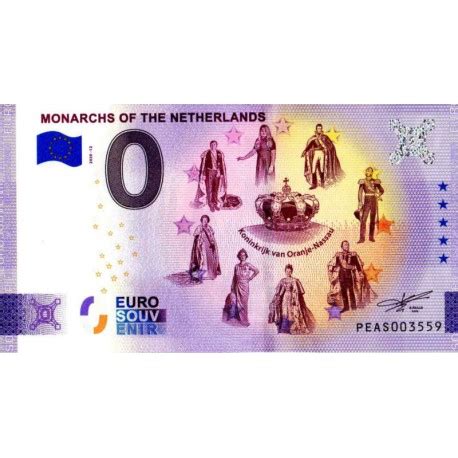 Nizozemska Euro Bankovec Monarchs Of The Netherlands Unc