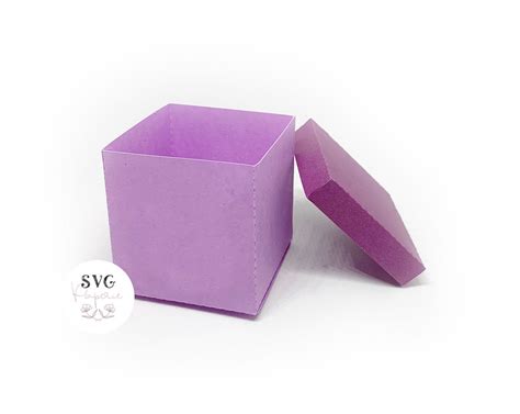 Svg 3d Box Svg Instant Download Square Box Svg Party Favor Box