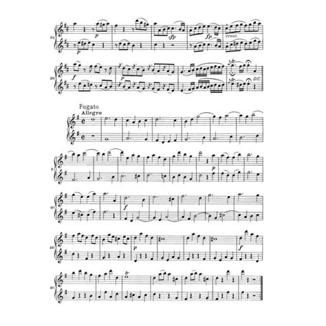 Stamitz Carl Six Duets Op Book Number For Two Flutes