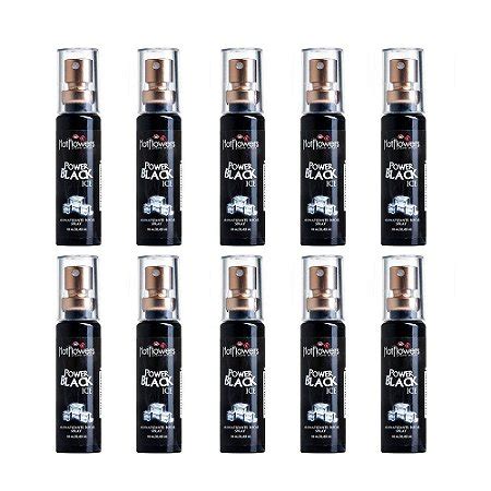 Power Black Ice Spray KIT 10UN Distribuidora Hot Flowers