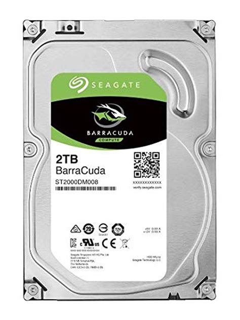 Seagate St Dm Disco Duro De Tb Serie Barracuda Rpm Sata