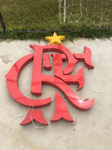 Escudo Do Flamengo Em Relevo Parcelamento Sem Juros