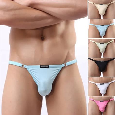 SEXY HOMME ULTRA FIN Slip String Bikini Taille Basse sous Vêtement