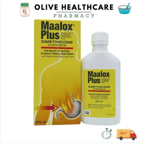 Maalox Plus Simethicone Suspension 250ml Exp022023 Lazada