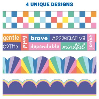 We Stick Together Printable Borders Set E By Carson Dellosa