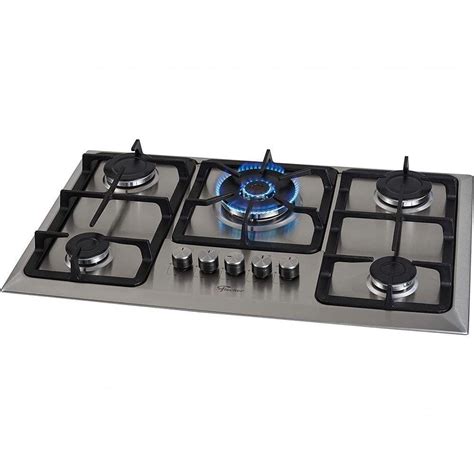 Fogão Cooktop Fischer 5 Bocas Tripla Chama Mesa Inox 23678 54121