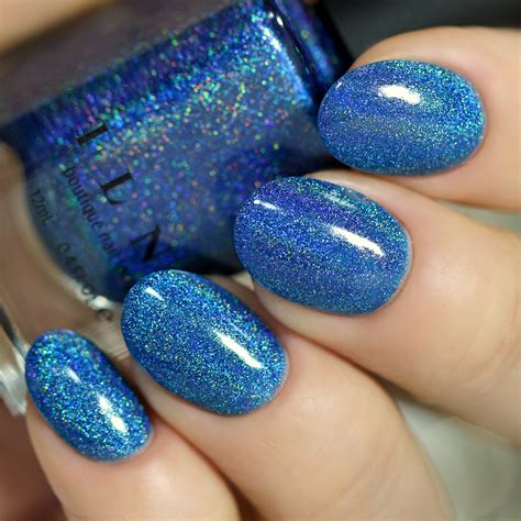 Serenity Pacific Blue Ultra Holographic Nail Polish By Ilnp