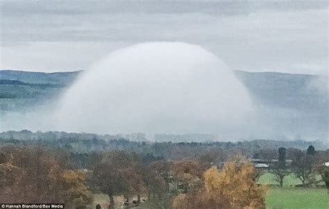 Rare Fog Dome Forms Above North Wales In Pictures Strange Sounds