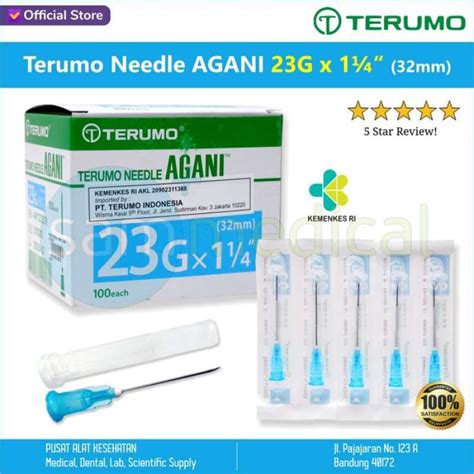 Jual Terumo Needle AGANI 23G 10 PCS Di Seller SAM MEDICAL Official