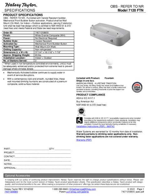 Fillable Online SPECIFICATIONS OBS REFER TO NR Model 7120 FTN Fax