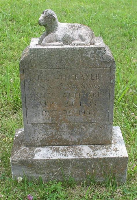 J L Whiteaker Find A Grave Memorial