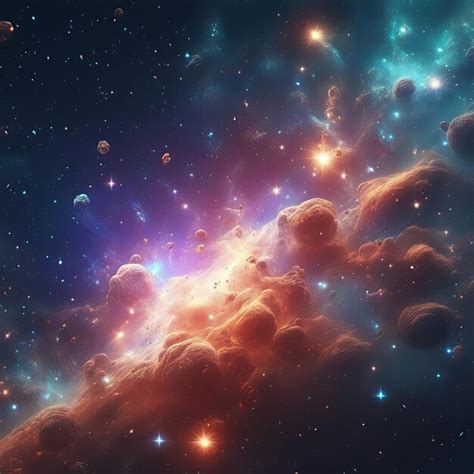 Premium AI Image | Space background with stardust and shining stars realistic