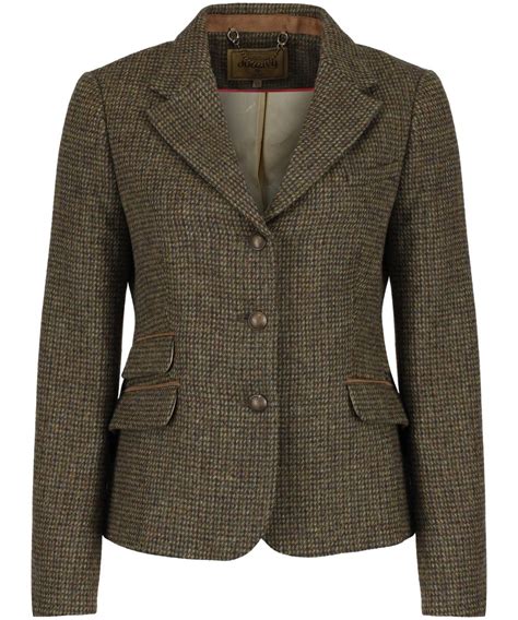 Womens Dubarry Fitted Tweed Buttercup Jacket Womens Tweed Jacket