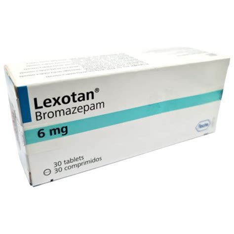 Lexotan 6 mg bromazepam Tratamiento Ansiedad y Estrés Farmacias