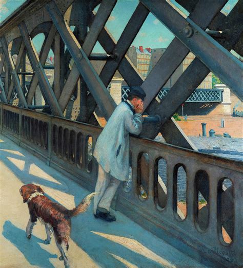 The Europe Bridge, France Painting by Gustave Caillebotte - Pixels