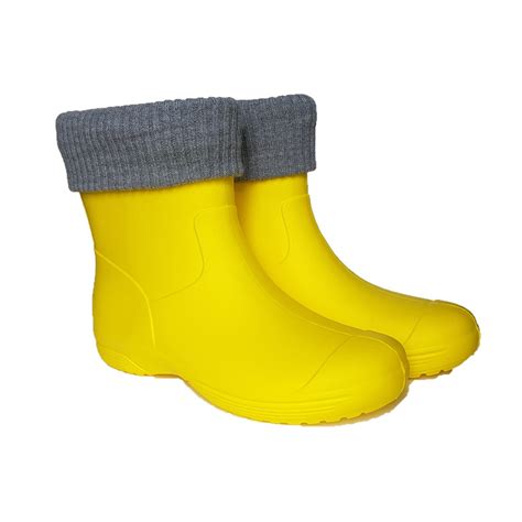 Резиновые сапоги Jose Amorales с утеплителем 41 Желтые от продавца: SVK ...