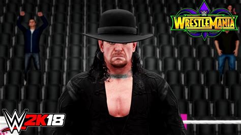 Wwe 2k18 Dream Match John Cena Vs The Undertaker At Wrestlemania 34 Youtube