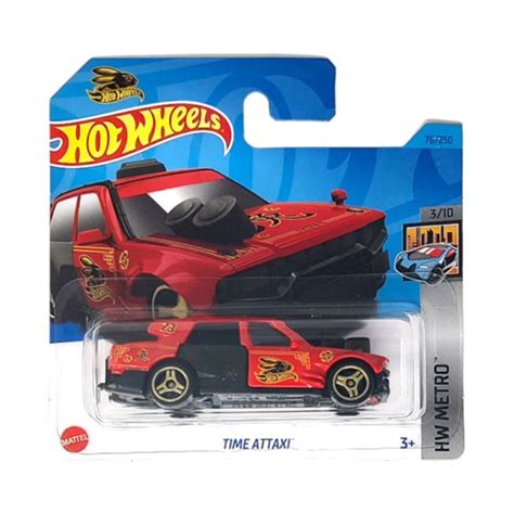 Игрушечная машинка Hot Wheels коллекция HW METRO модель TIME ATTAXI масштаб металлическая