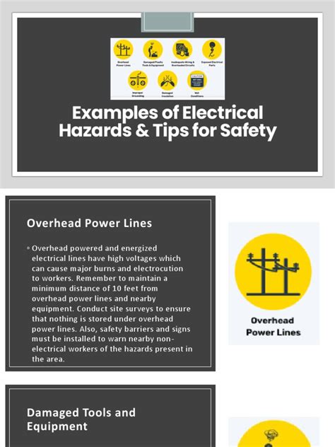 Examples of Electrical Hazards & Tips For Safety | PDF | Insulator ...