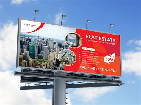 Real Estate Billboard Design With FREE Mockups Behance