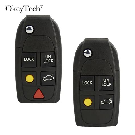 Okeytech Carcasa De Llave De Coche Plegable Con Control Remoto Carcasa