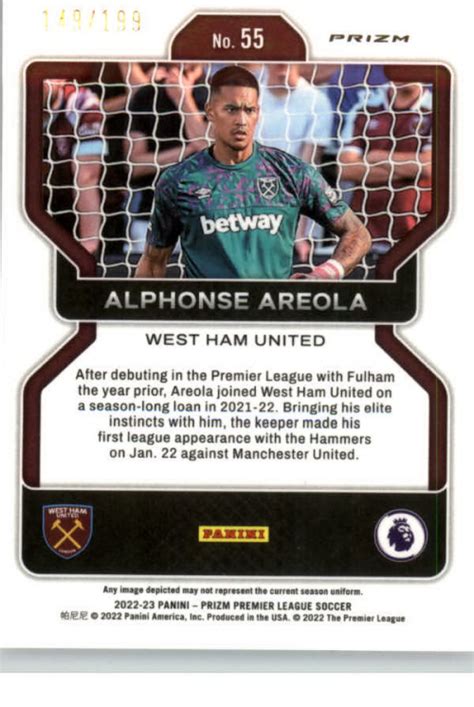 Panini Prizm English Premier League Prizms Pink Alphonse