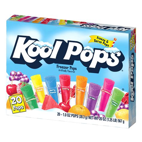 Pop Ice Assorted Flavors Freezer Pops The Jel Sert 56 Off